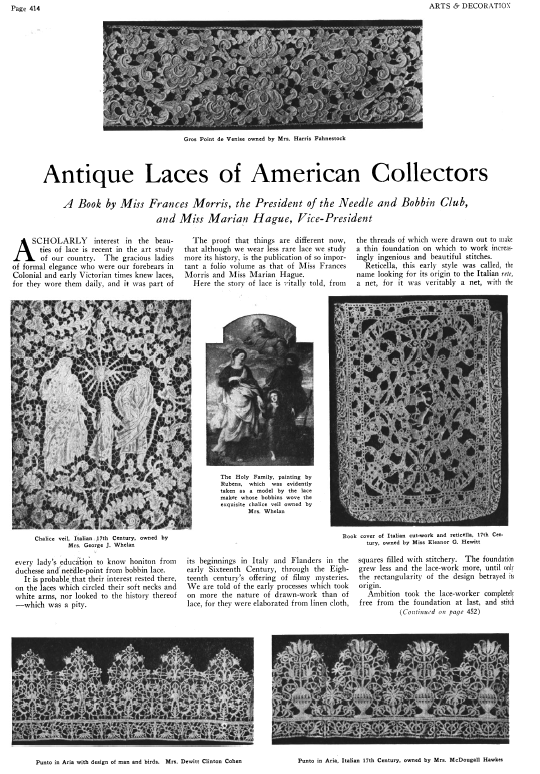 Leavers Lace - A Hand Book Of The American Leaver Lace Industry
