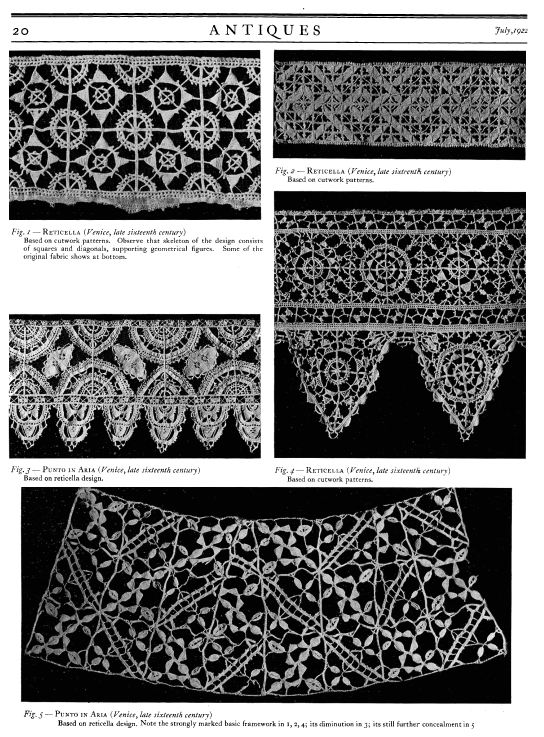 Lace, Torchon, hand made 19th century bobbin lace based on Northern Italian  or M