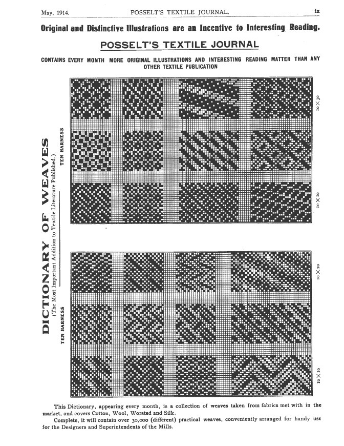 Digital Archive of Documents Related to Patterns