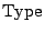$\mathrm{Type}$